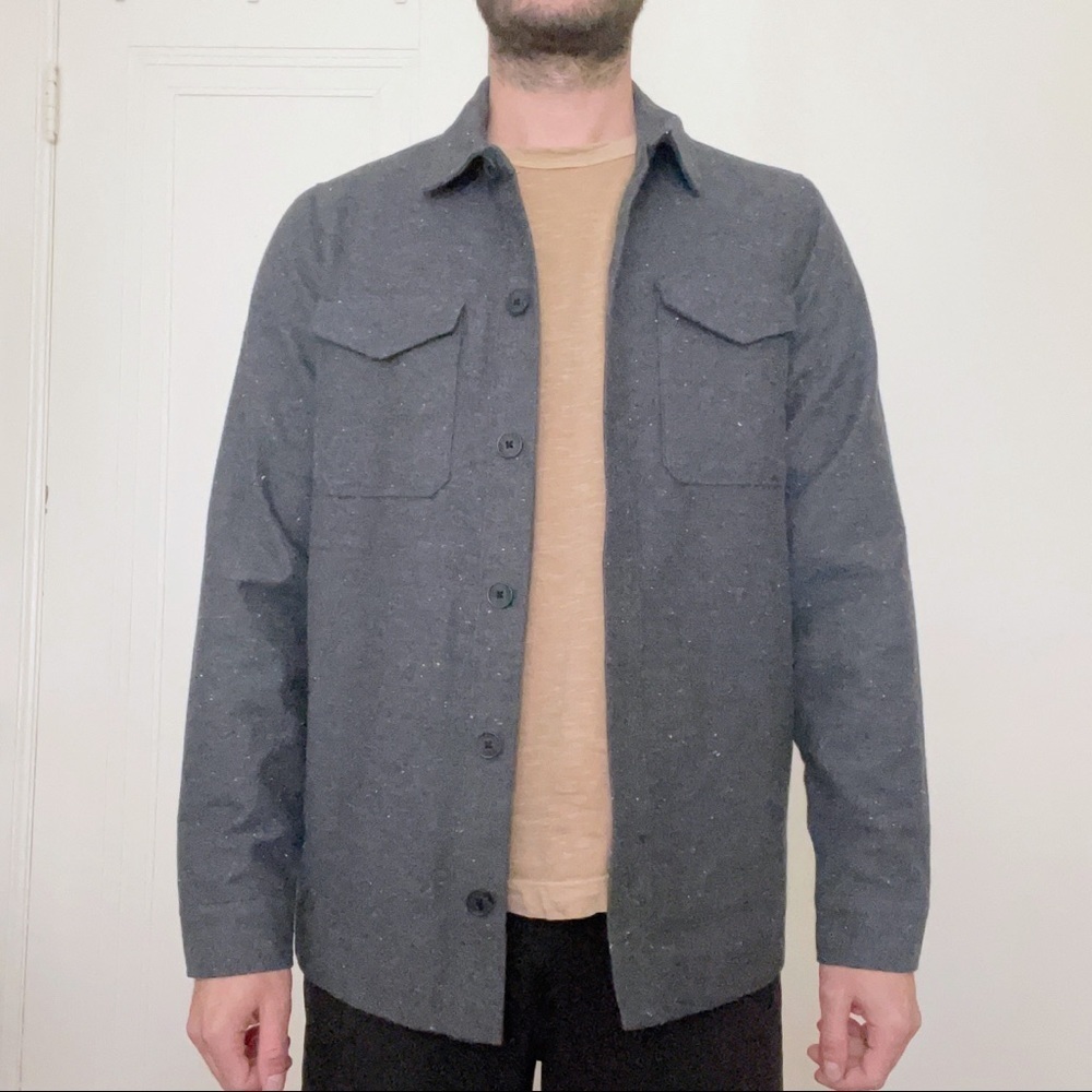 Travis Mathew Hudson Shirt Jacket Gray Men’s Size Small New